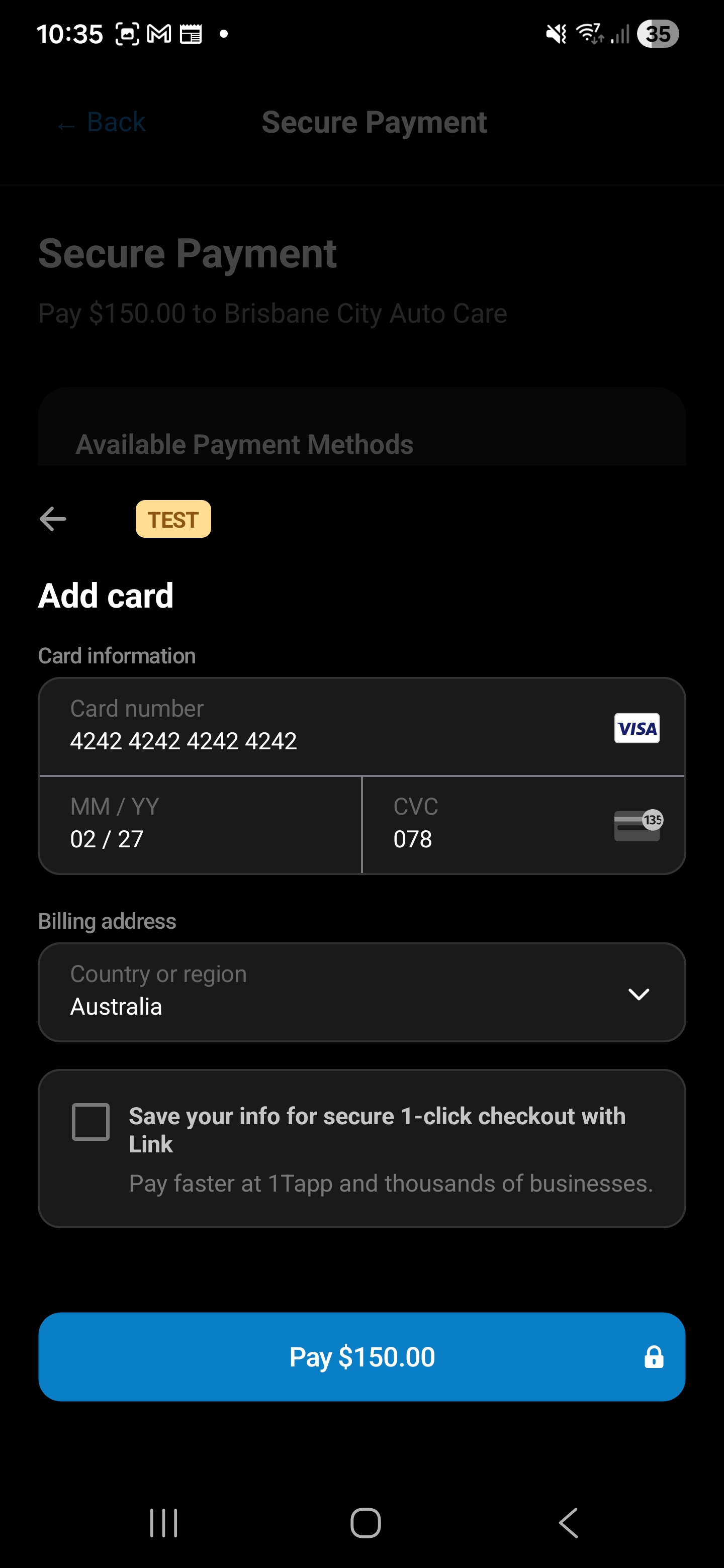Secure Payment